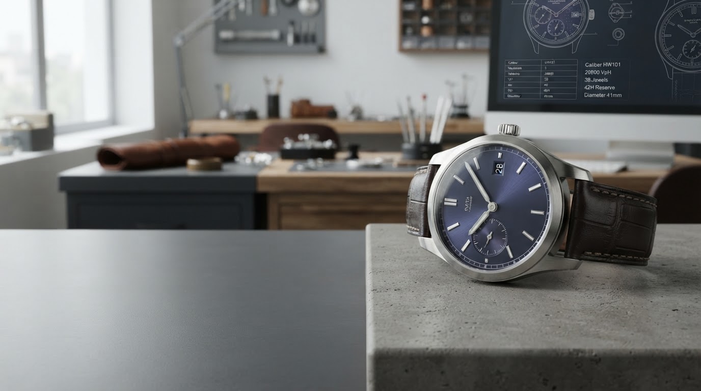 MyWatch Handmade Watches AI data-analysis dashboard interface for investment decision-making